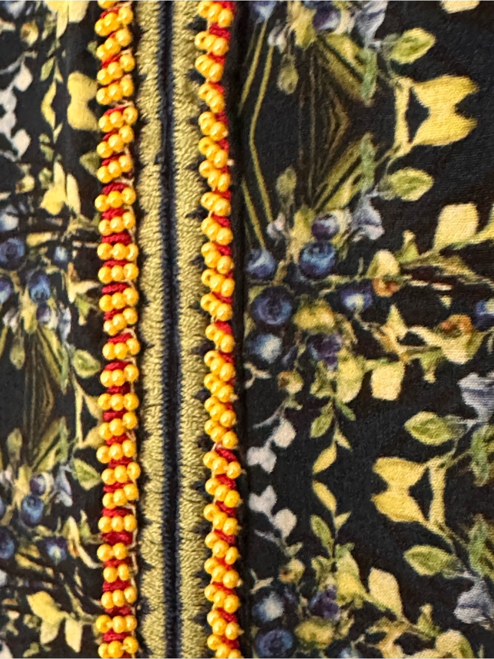 Anthropology Bhanuni Bohemian Floral Stripe Maxi Dress in Multicolor - Picture 4 of 8
